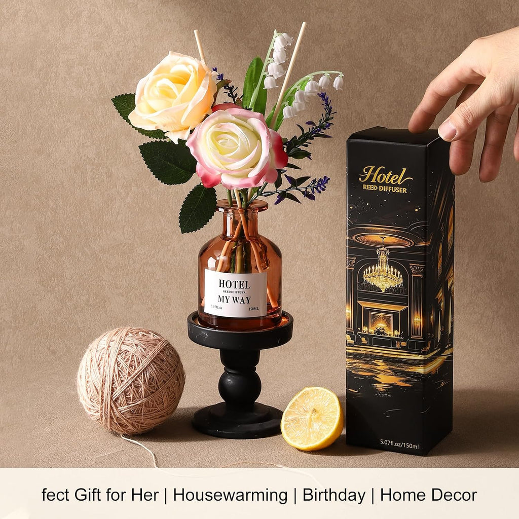 My Way Hotel Reed Diffuser – Scented Sticks for Home & Office