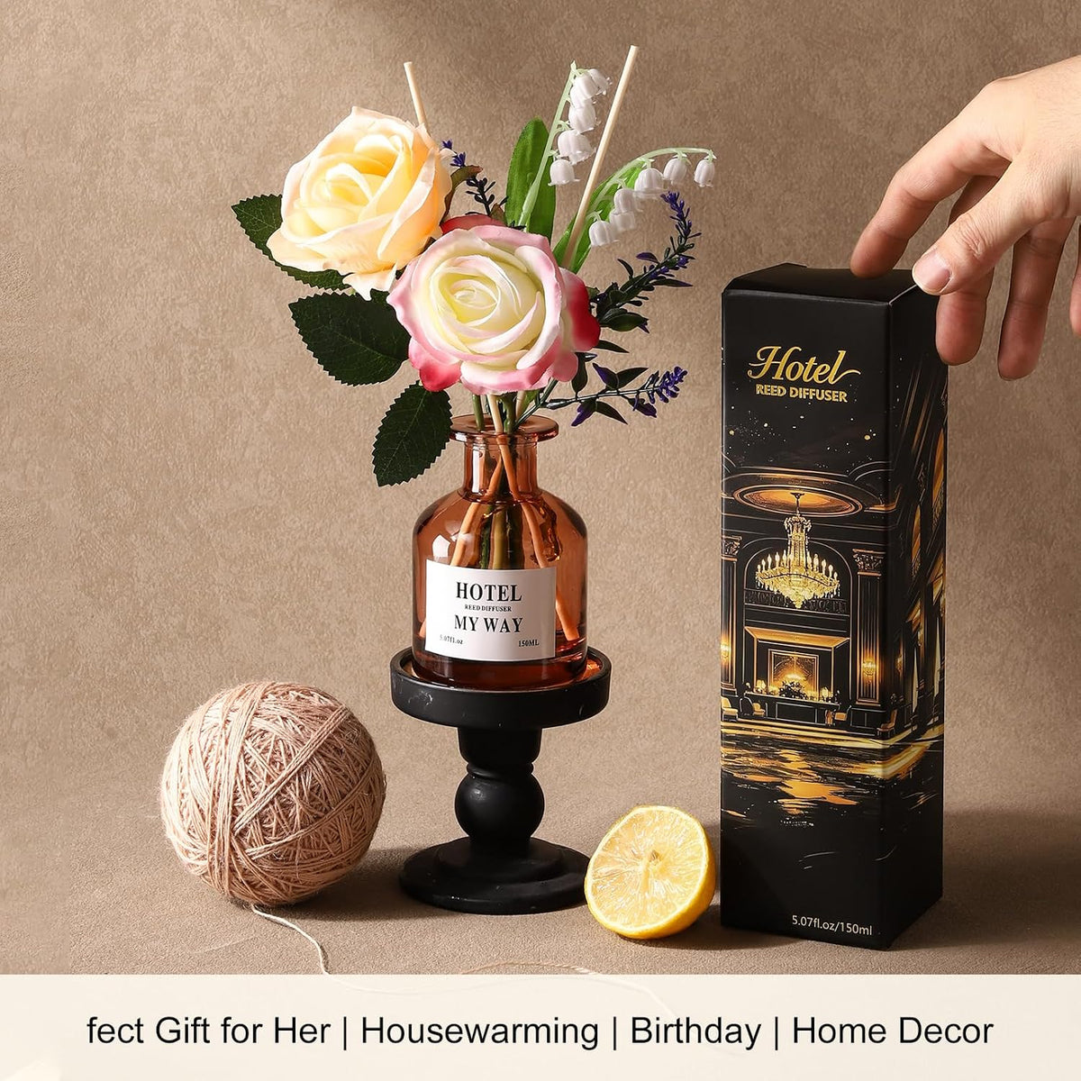 My Way Hotel Reed Diffuser – Scented Sticks for Home & Office
