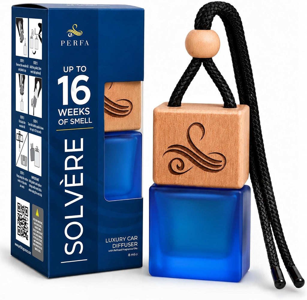 Car Air Freshener for Men - Solvère Inspired Perfume Diffuser Home by Perfa