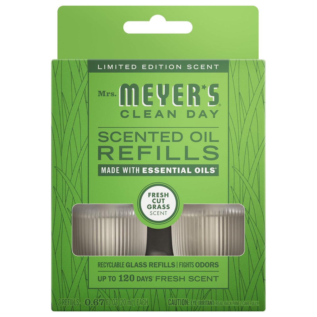 MRS. MEYER'S CLEAN DAY Scented Oil, Rain Water, 1 Warmer and Refill