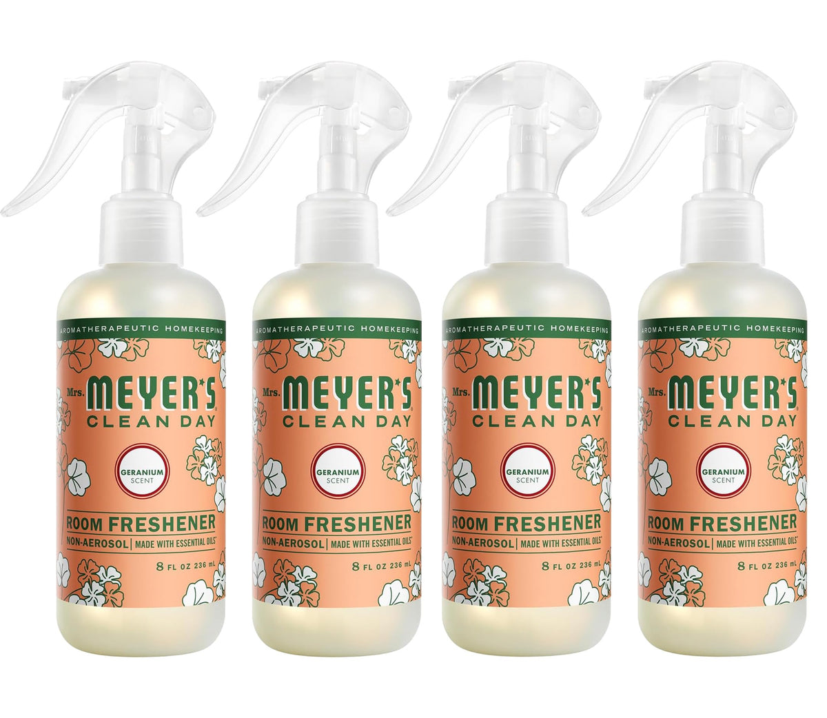 MRS. MEYER'S CLEAN DAY Room and Air Freshener Spray, Non-Aerosol Spray Bottle Infused with Essential Oils, Lavender, 8 fl. oz