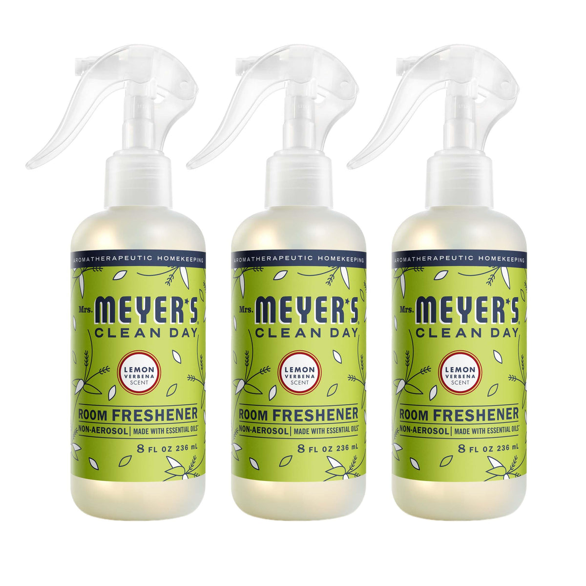 MRS. MEYER'S CLEAN DAY Room and Air Freshener Spray, Non-Aerosol Spray Bottle Infused with Essential Oils, Lavender, 8 fl. oz