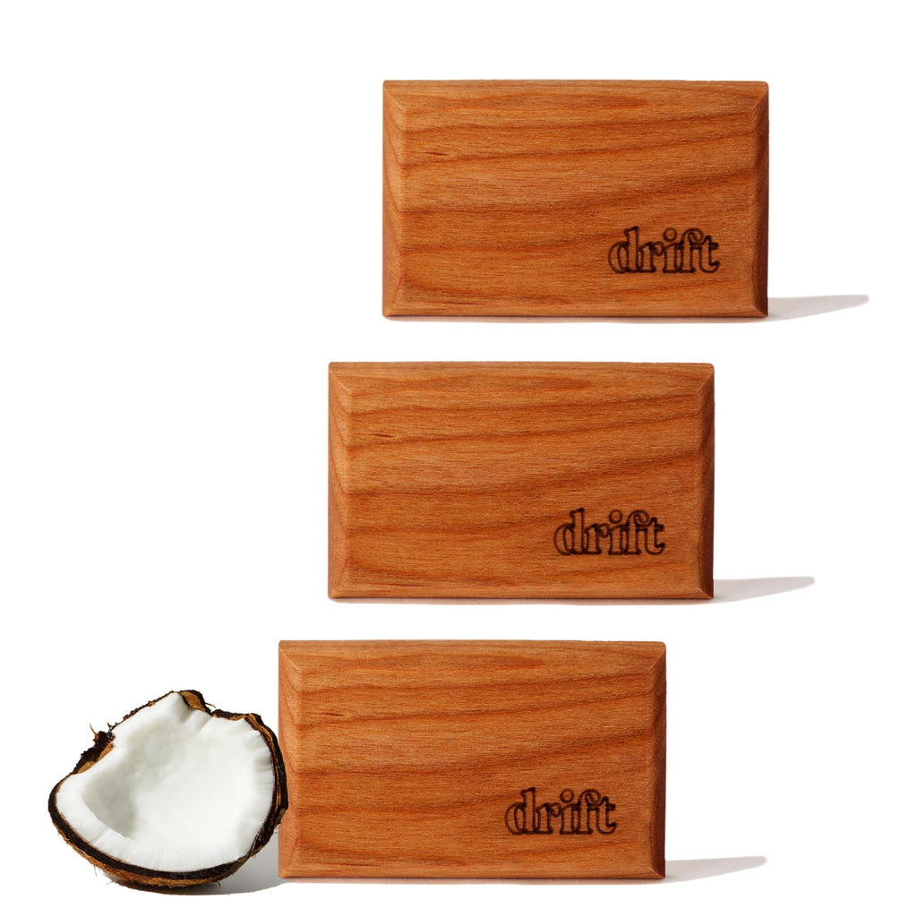 Drift Car Air Freshener - The Original Wood Air Freshener - Car Odor Eliminator - Long Lasting Scent - Essential Oils - Clean Ingredients - Teak Scent 3 Pack Refill - NO CLIP INCLUDED