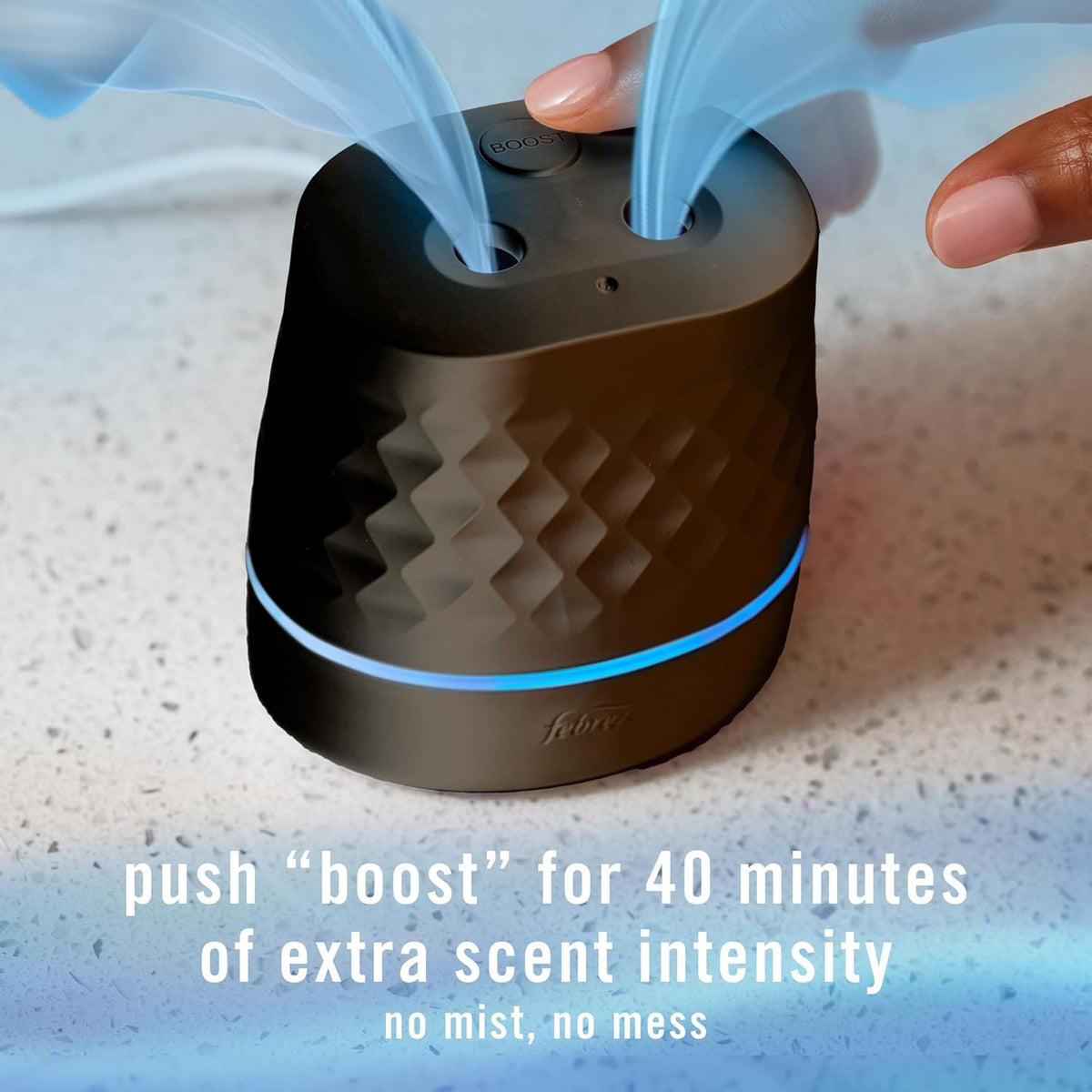 Febreze Plug in Scent Booster Air Freshener Oil Diffuser Black