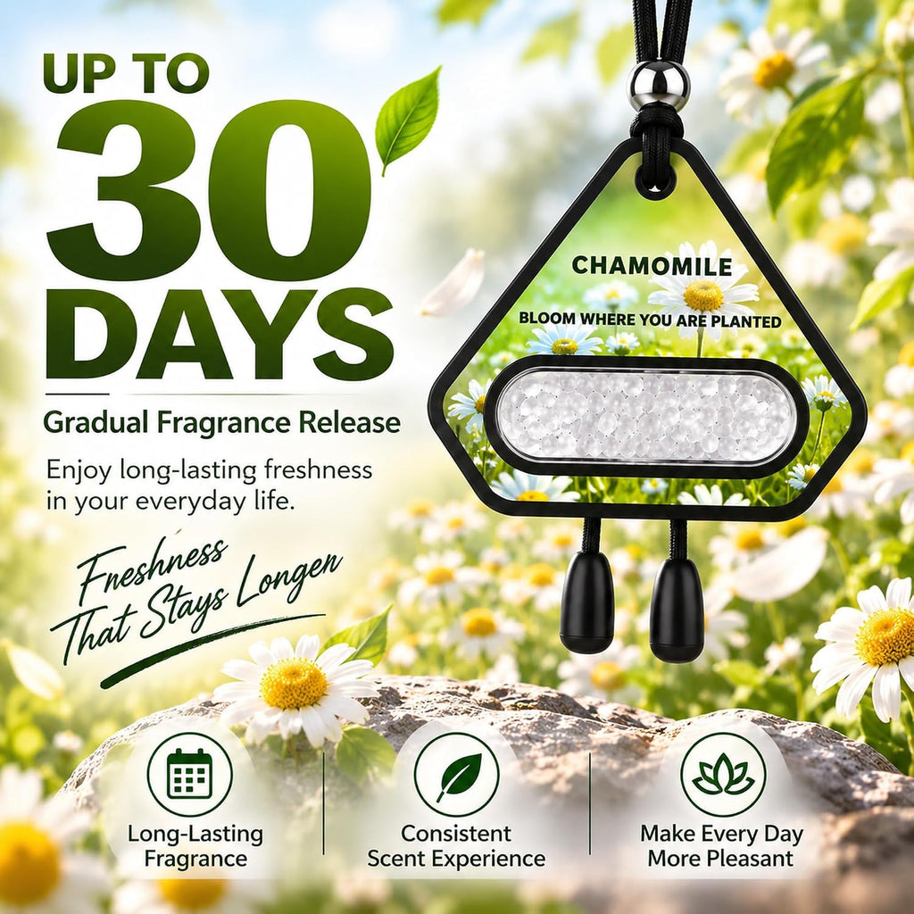 Hanging Car Air Freshener, Solid EVA Beads, Chamomile