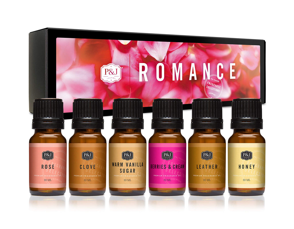 P&J Trading Fragrance Oils for Diffusers for Home Spice Set Fragrance Scents for Candle Making - Soap Making Supplies - Car Diffuser Scents - Essential Home Gift Set - Apple Cider, Cinnamon & More
