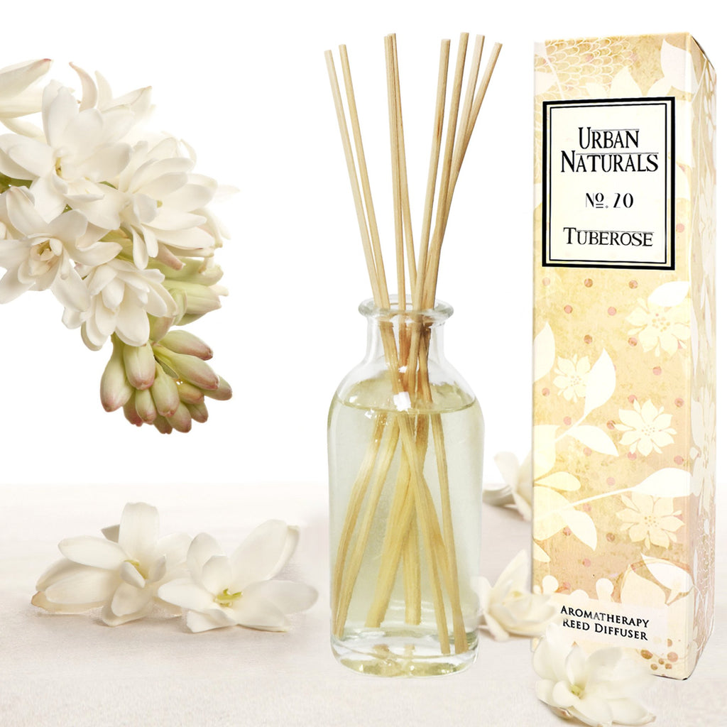Urban Naturals Reed Diffuser Set, Apple Cinnamon - Bathroom Shelf Décor