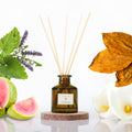 PRISTINE Japanese Ryokan/Inspired by Shang Hotel Reed Diffuser for Home | Fresh Lavender, Moroccan Amber Reed Diffuser Set, Oil Diffuser & Reed Diffuser | Home & Office Decor | Fragrance Gift