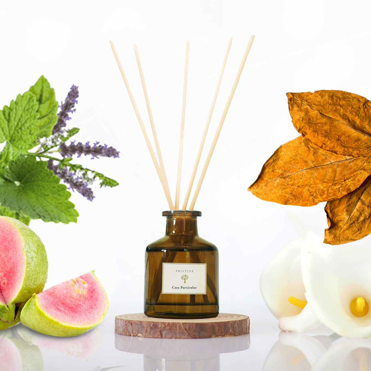 PRISTINE Japanese Ryokan/Inspired by Shang Hotel Reed Diffuser for Home | Fresh Lavender, Moroccan Amber Reed Diffuser Set, Oil Diffuser & Reed Diffuser | Home & Office Decor | Fragrance Gift