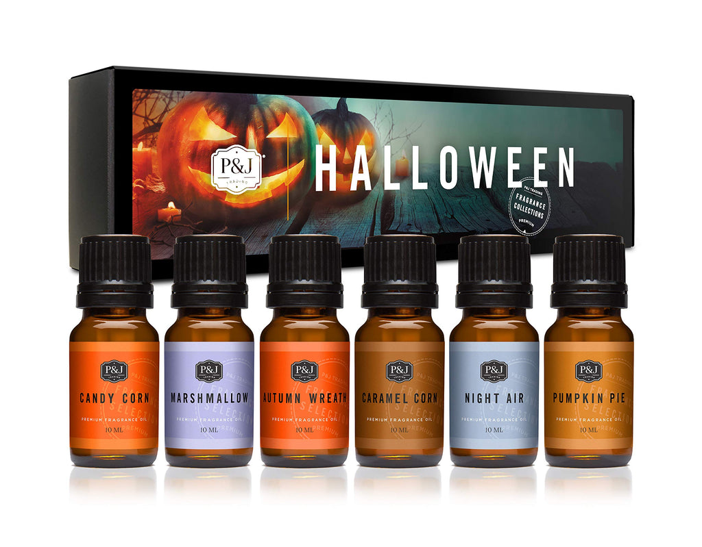 P&J Trading Fragrance Oils for Diffusers for Home Spice Set Fragrance Scents for Candle Making - Soap Making Supplies - Car Diffuser Scents - Essential Home Gift Set - Apple Cider, Cinnamon & More