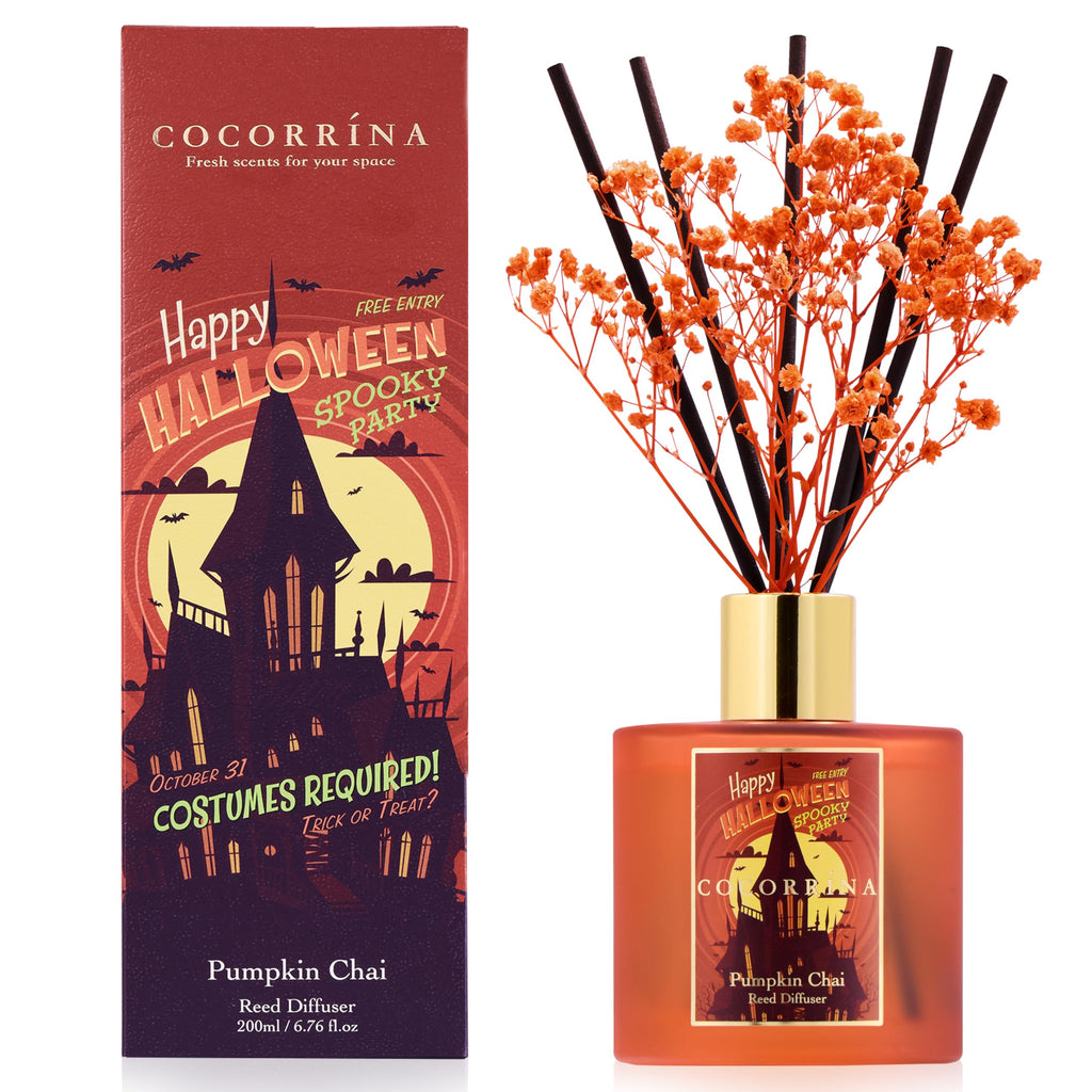 Cocorrína Reed Diffuser Sets- Eucalyptus & Moss Scented Diffuser with Sticks Home Fragrance Reed Diffuser for Bathroom Shelf Decor
