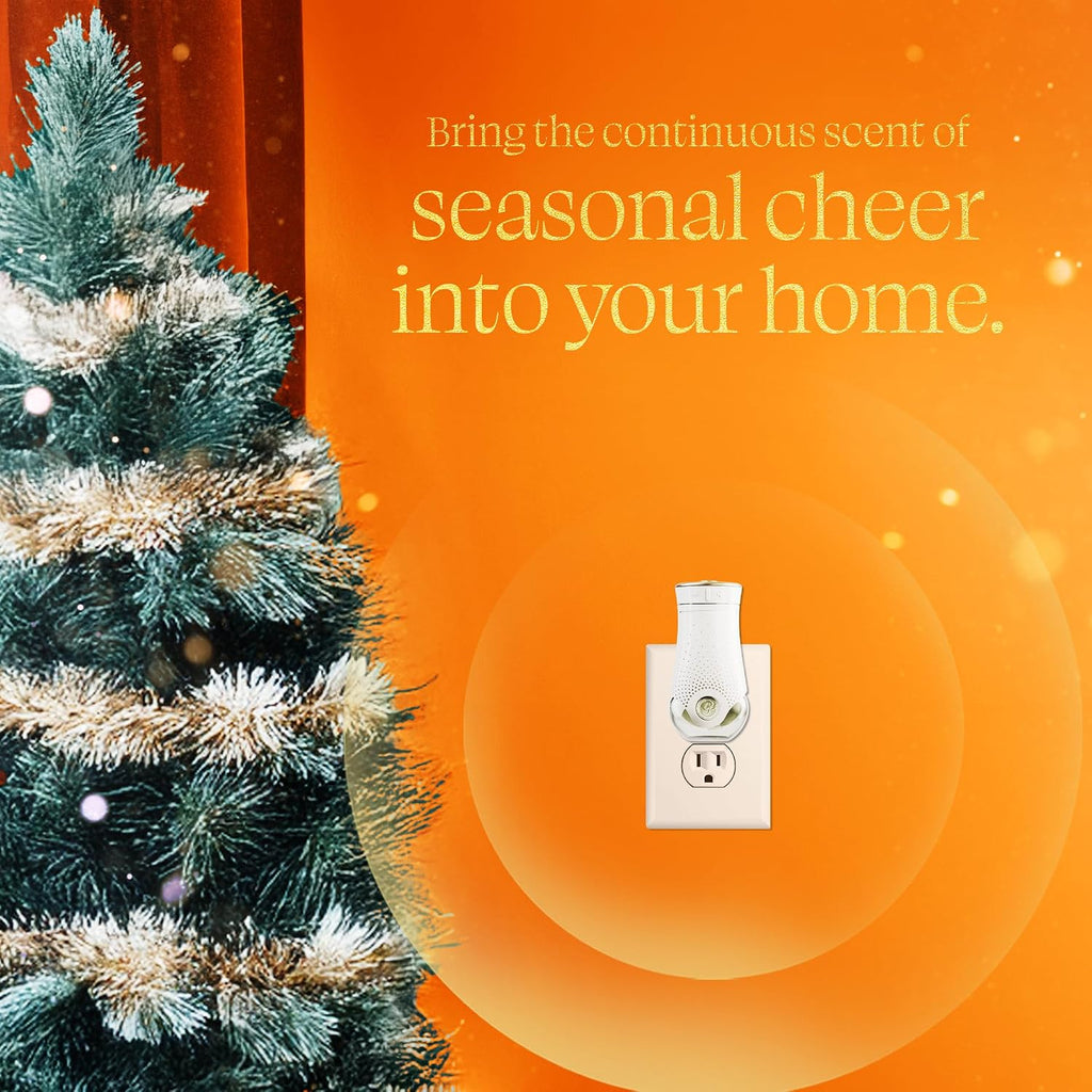 Glade PlugIns Refills Air Freshener Starter Kit, Pumpkin & Ginger, Scented and Essential Oils for Home and Bathroom, 0.67 Fl Oz, 1 Warmer + 2 Refills