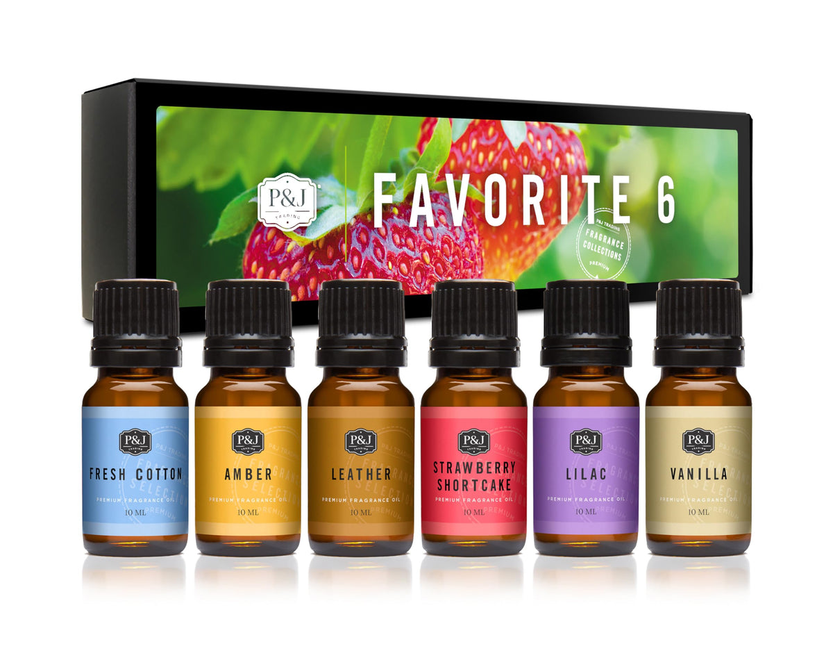 P&J Trading Fragrance Oils for Diffusers for Home Spice Set Fragrance Scents for Candle Making - Soap Making Supplies - Car Diffuser Scents - Essential Home Gift Set - Apple Cider, Cinnamon & More