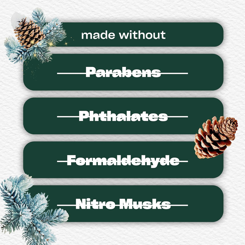 Glade Soft Mist Odor Fighting Aerosol Air Freshener, Twinkling Pine & Cedar, 7.3oz, 6 count