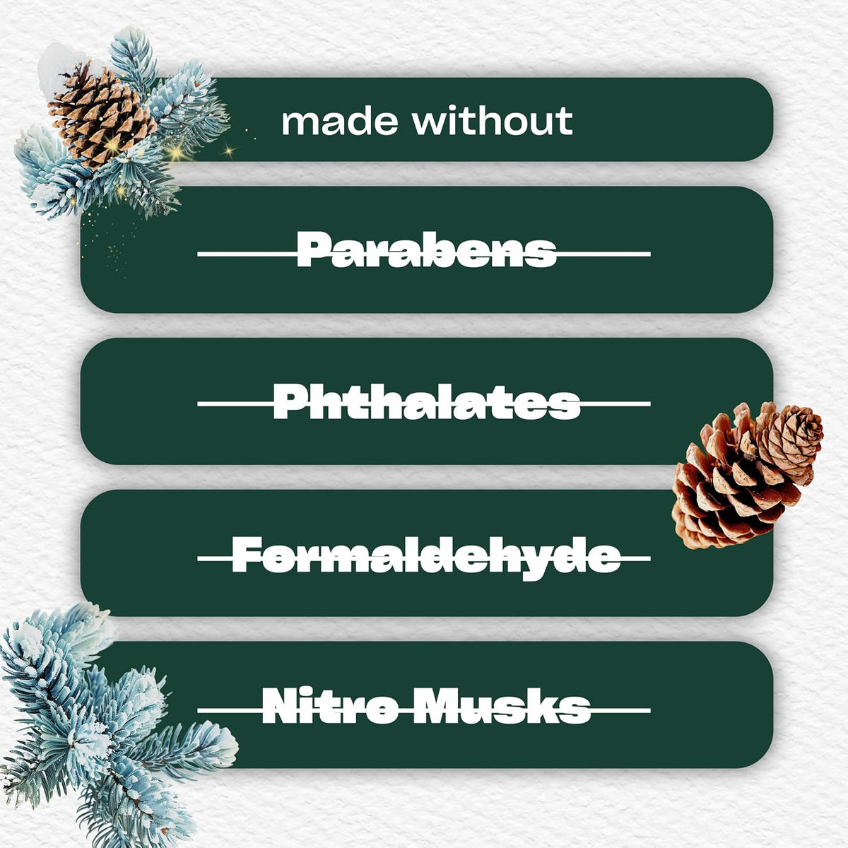 Glade Soft Mist Odor Fighting Aerosol Air Freshener, Twinkling Pine & Cedar, 7.3oz, 6 count