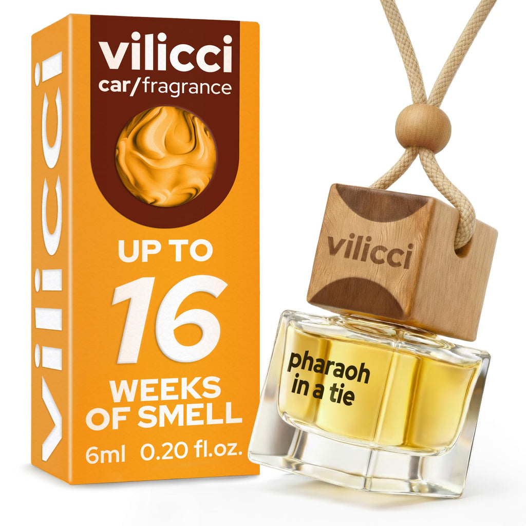 Vilicci Tobacco Vanilla Car Air Freshener – Premium Auto Perfume & Car Diffuser | Sophisticated & Timeless Scent | Long-Lasting Up to 120 Days | Odor Eliminating | Vegan, Cruelty-Free Car Perfume