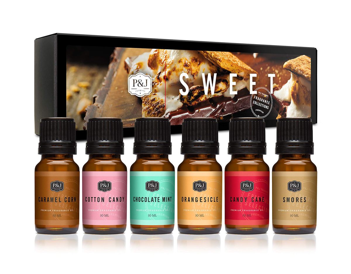 P&J Trading Fragrance Oils for Diffusers for Home Spice Set Fragrance Scents for Candle Making - Soap Making Supplies - Car Diffuser Scents - Essential Home Gift Set - Apple Cider, Cinnamon & More