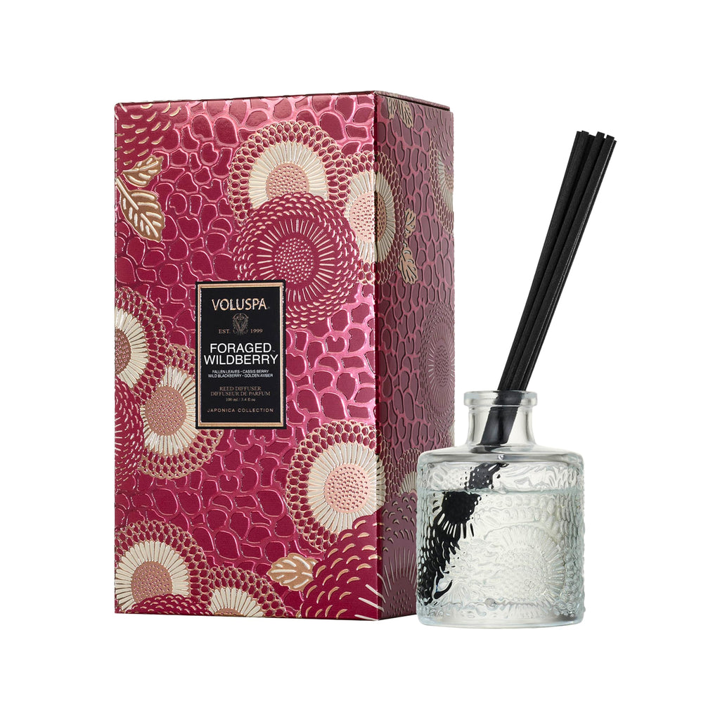 Voluspa Baltic Amber Oil Reed Diffuser, 3.4 Oz Home Fragrance
