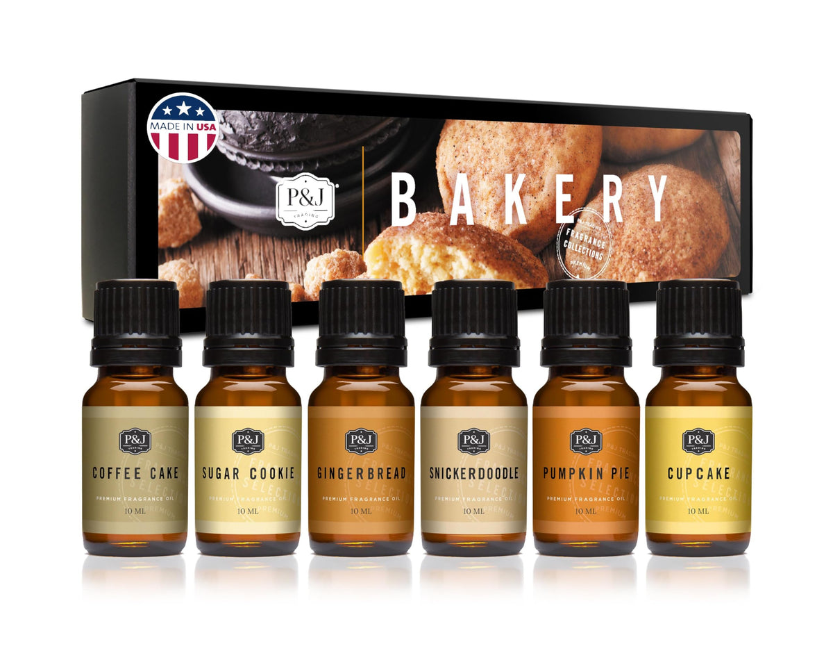 P&J Trading Fragrance Oils for Diffusers for Home Spice Set Fragrance Scents for Candle Making - Soap Making Supplies - Car Diffuser Scents - Essential Home Gift Set - Apple Cider, Cinnamon & More