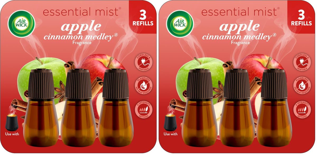 Air Wick Essential Mist, Lavender & Almond Blossom Diffuser Refill, 3 count