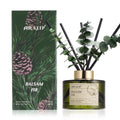 Airkeep Reed Diffuser Set with 6.76 fl oz Lavender Eucalyptus Scent Essential Oils and 3 Leaves & 8 Diffuser Sticks,Bathroom Shelf Decor & Air Freshener, House Bedroom Office Decor & Gifts