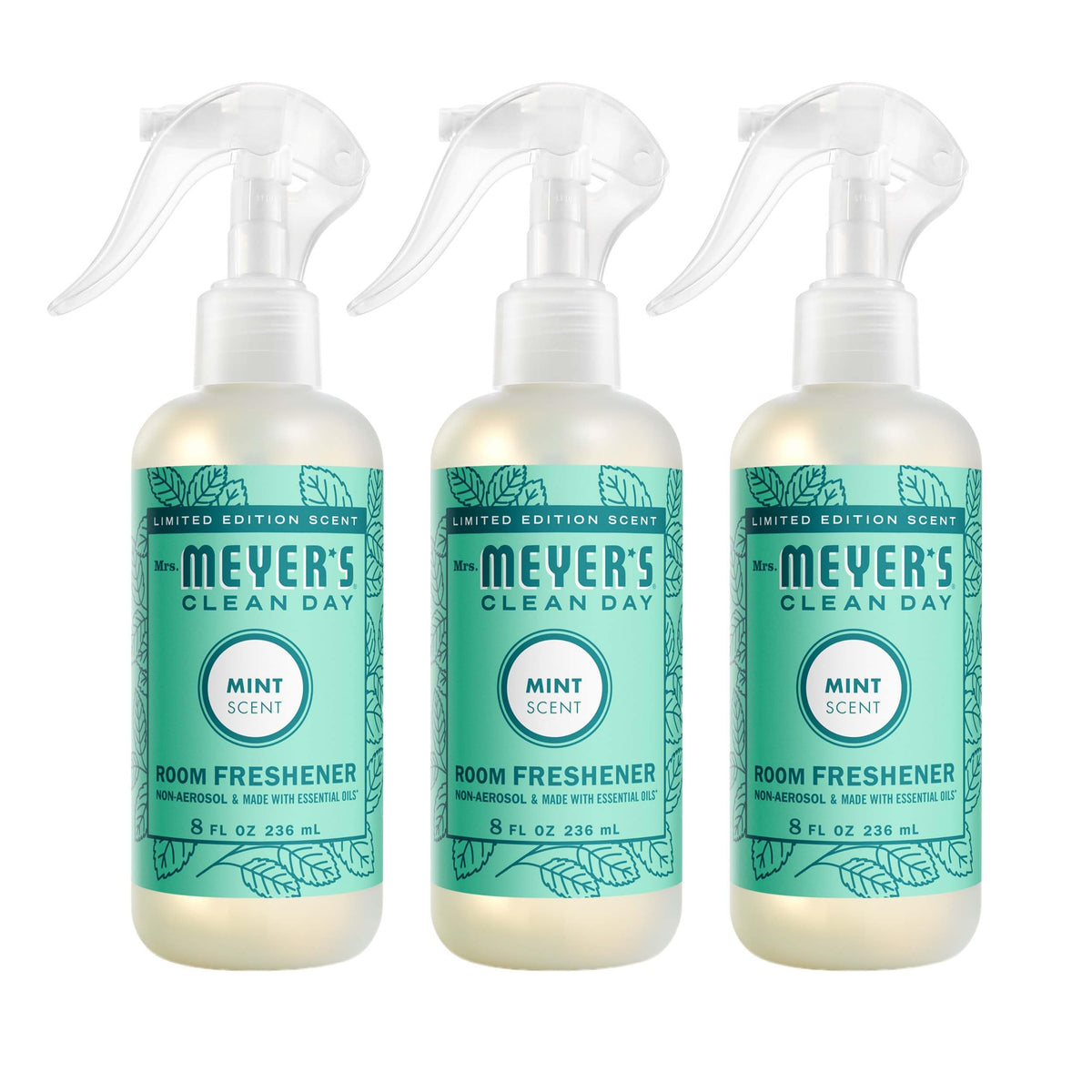 MRS. MEYER'S CLEAN DAY Room and Air Freshener Spray, Non-Aerosol Spray Bottle Infused with Essential Oils, Lavender, 8 fl. oz