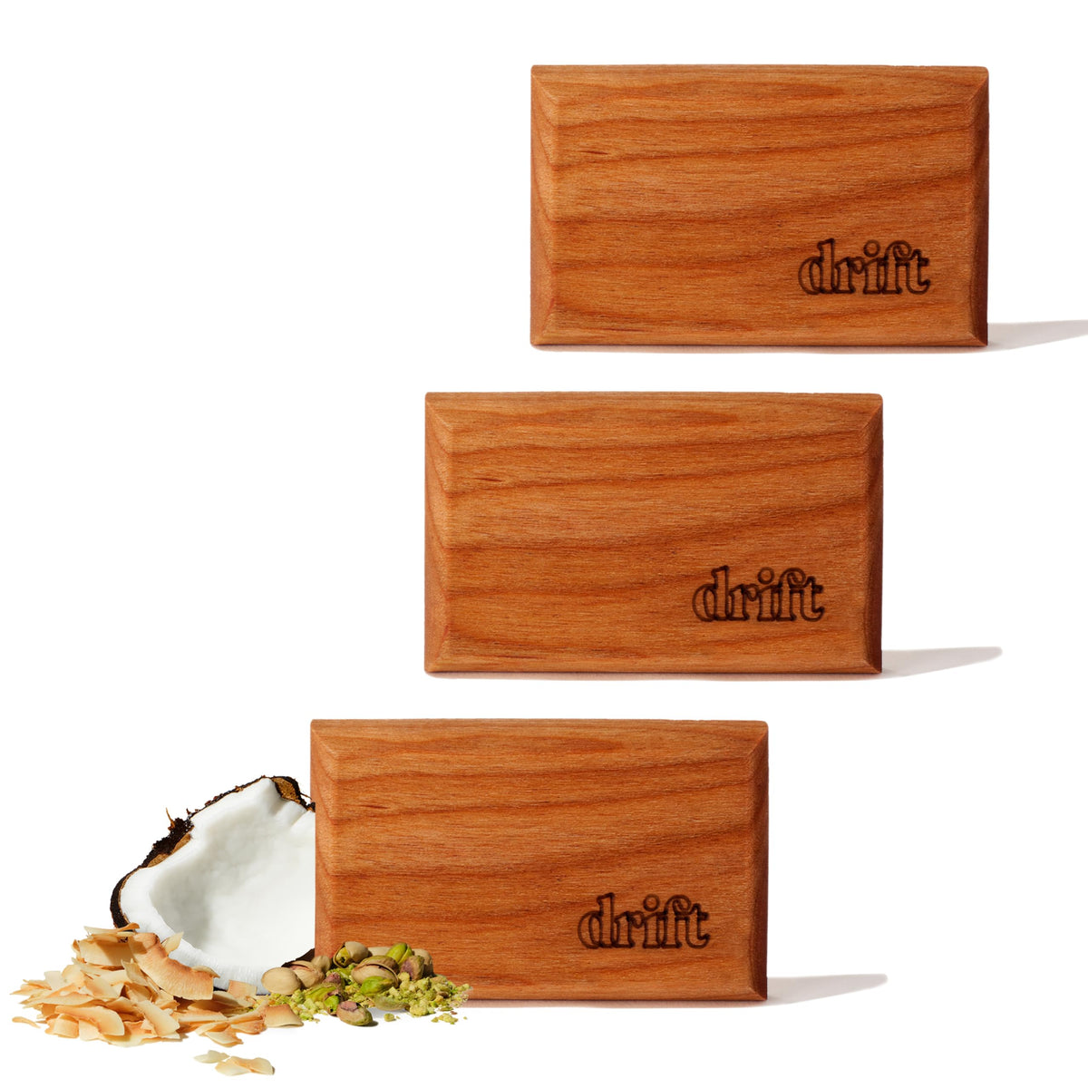 Drift Car Air Freshener - The Original Wood Air Freshener - Car Odor Eliminator - Long Lasting Scent - Essential Oils - Clean Ingredients - Teak Scent 3 Pack Refill - NO CLIP INCLUDED