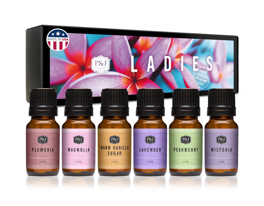 P&J Trading Fragrance Oils for Diffusers for Home Spice Set Fragrance Scents for Candle Making - Soap Making Supplies - Car Diffuser Scents - Essential Home Gift Set - Apple Cider, Cinnamon & More