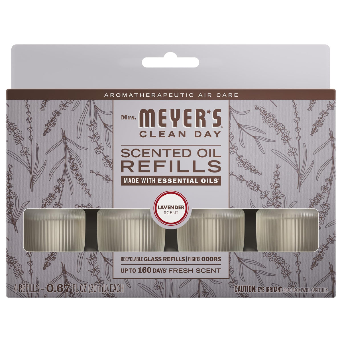 MRS. MEYER'S CLEAN DAY Scented Oil, Rain Water, 1 Warmer and Refill
