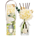COCORRÍNA Reed Diffuser - Cherry Blossom 8.5 Fl.oz Flower Diffuser with 8 Sticks, Reed Diffusers for Home Bathroom Shelf Decor