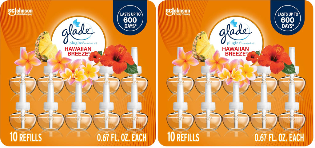 Glade PlugIns Air Freshener Refills, Cashmere Woods, 10 Count