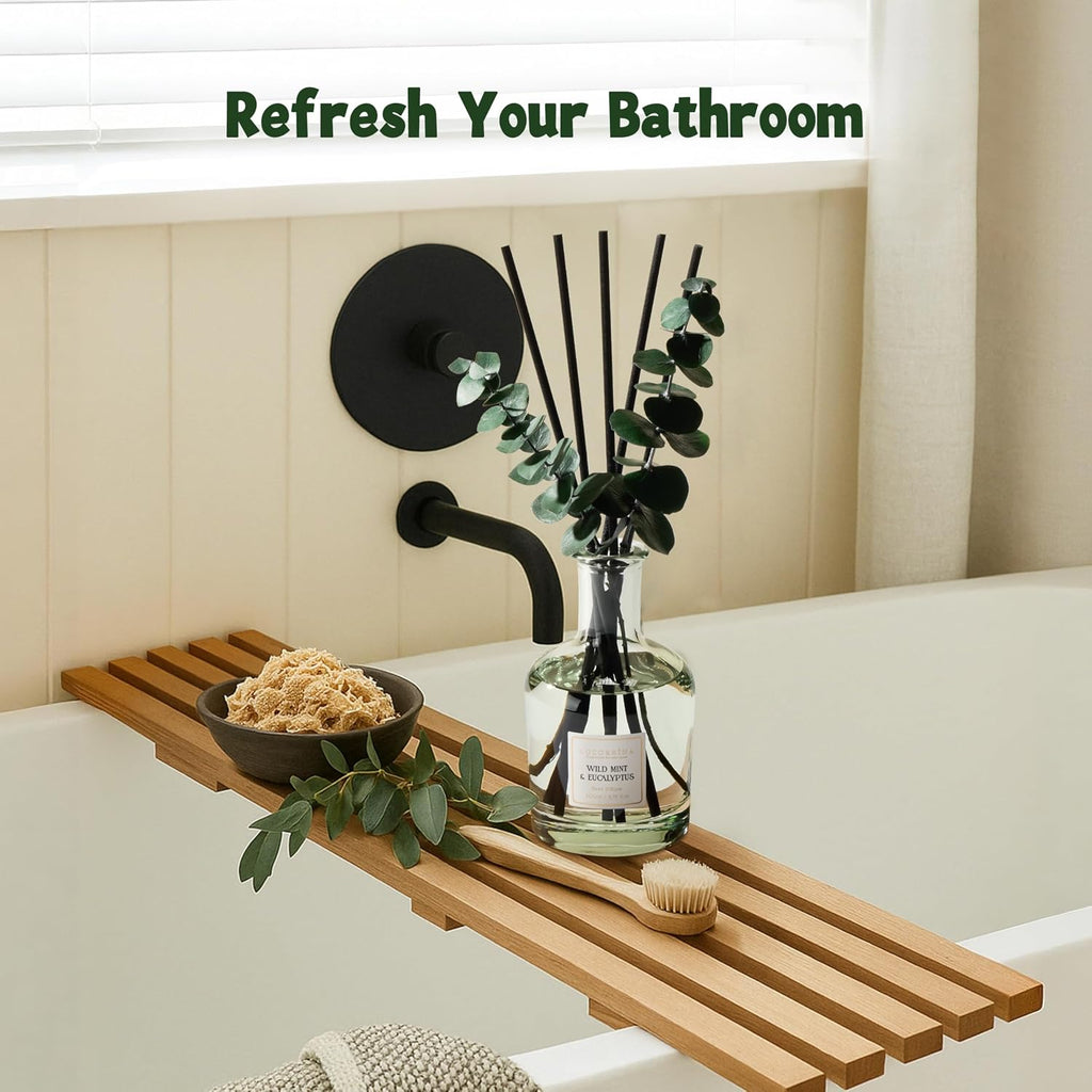 COCORRÍNA Wild Mint & Eucalyptus Reed Diffuser, 6.76 oz