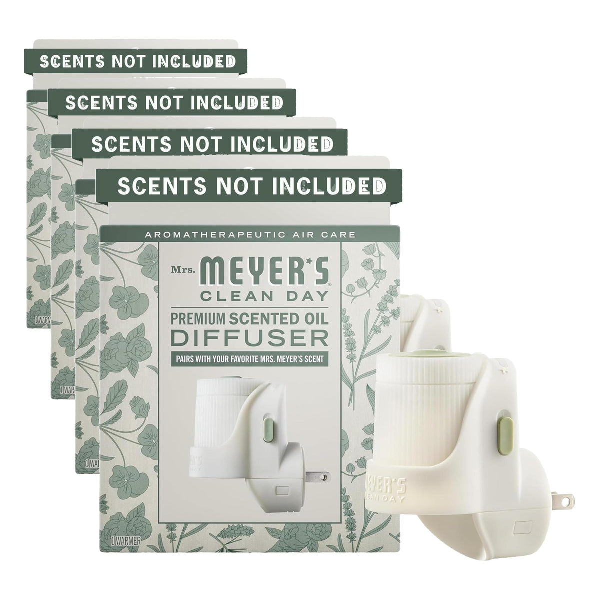 MRS. MEYER'S CLEAN DAY Scented Oil, Rain Water, 1 Warmer and Refill
