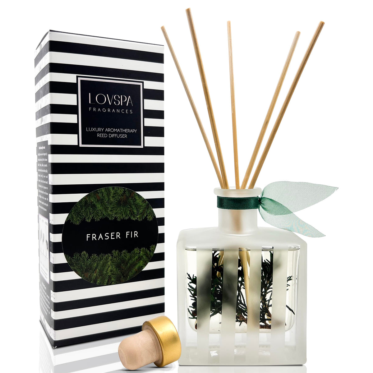 Reed Diffuser Set, Pumpkin Vanilla Chai Scented Oil Diffuser with Sticks, Home Fragrance Accessories for Bathroom Shelf Decor, Aroma Diffusers for Home or Office Fall Decor, USA Made