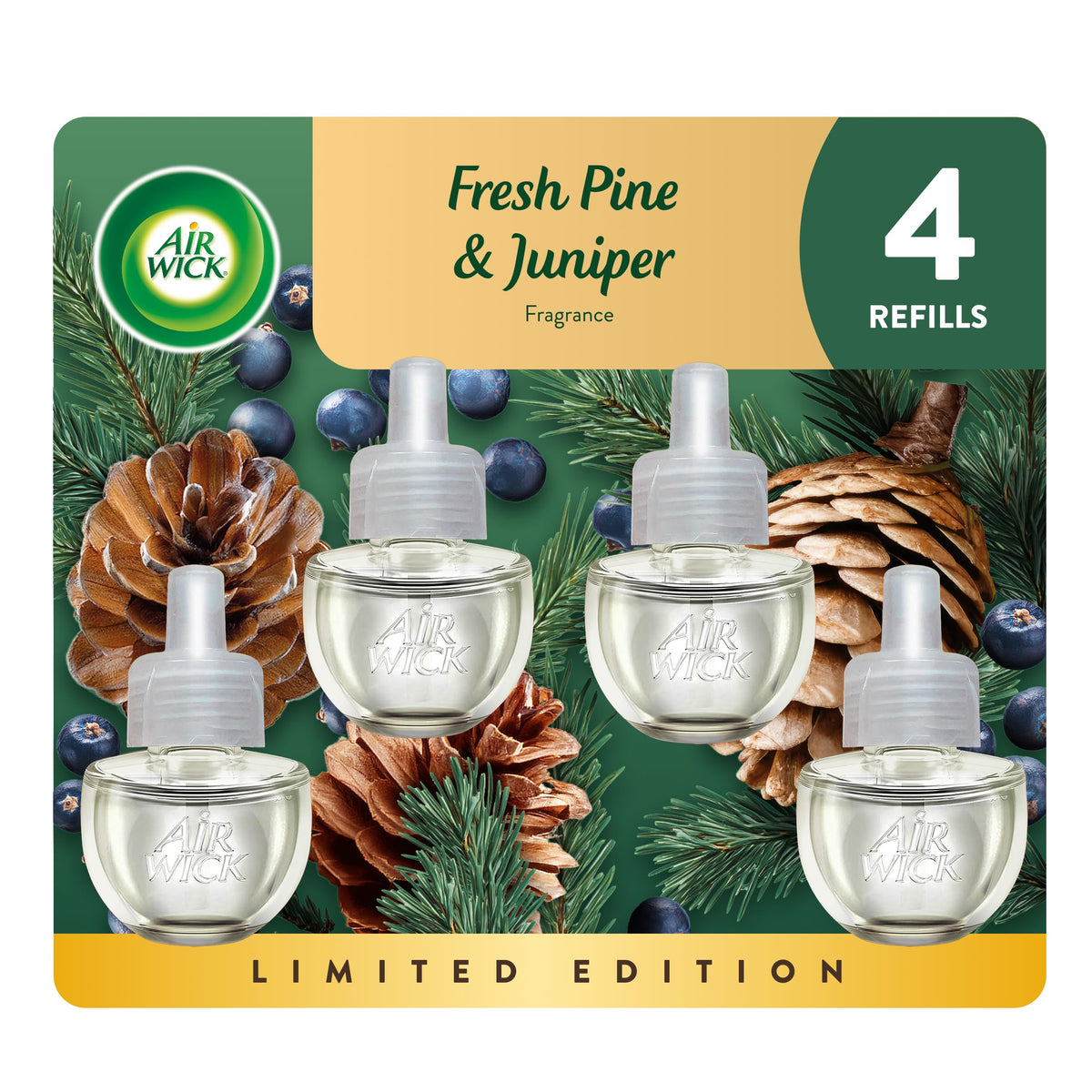 Air Wick Plug-In Scented Oil Refills, Hawaii with Essential Oils, 10 Count