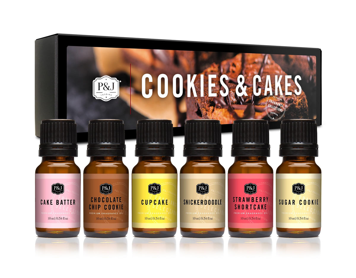P&J Trading Fragrance Oils for Diffusers for Home Spice Set Fragrance Scents for Candle Making - Soap Making Supplies - Car Diffuser Scents - Essential Home Gift Set - Apple Cider, Cinnamon & More