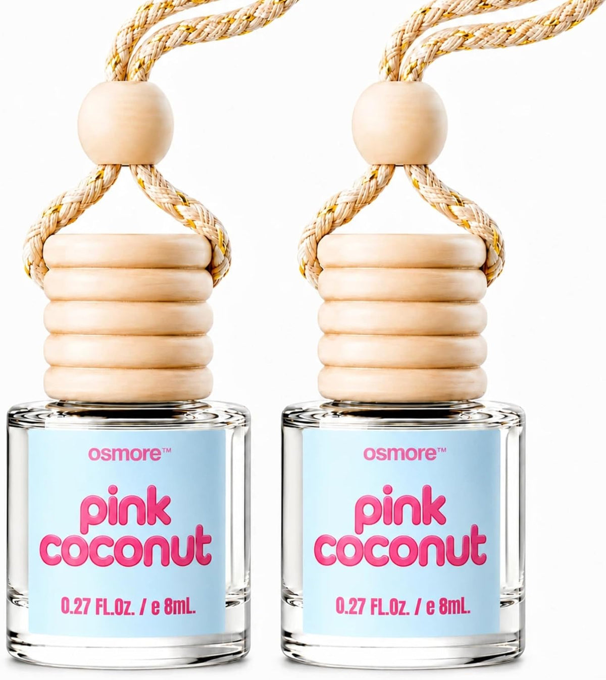 Car Air Freshener Hanging 2-Pack, Cute Car Accessories for Women