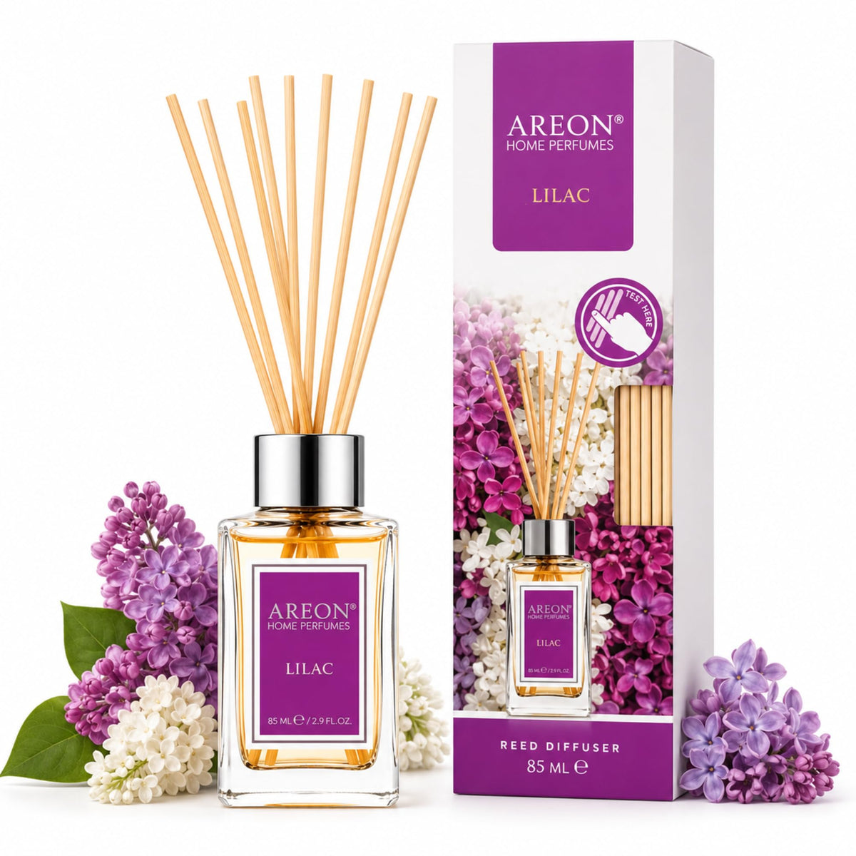 Areon Osmanthus Home Luxury Perfume Reed Diffuser,10 Rattan Reeds,50ml