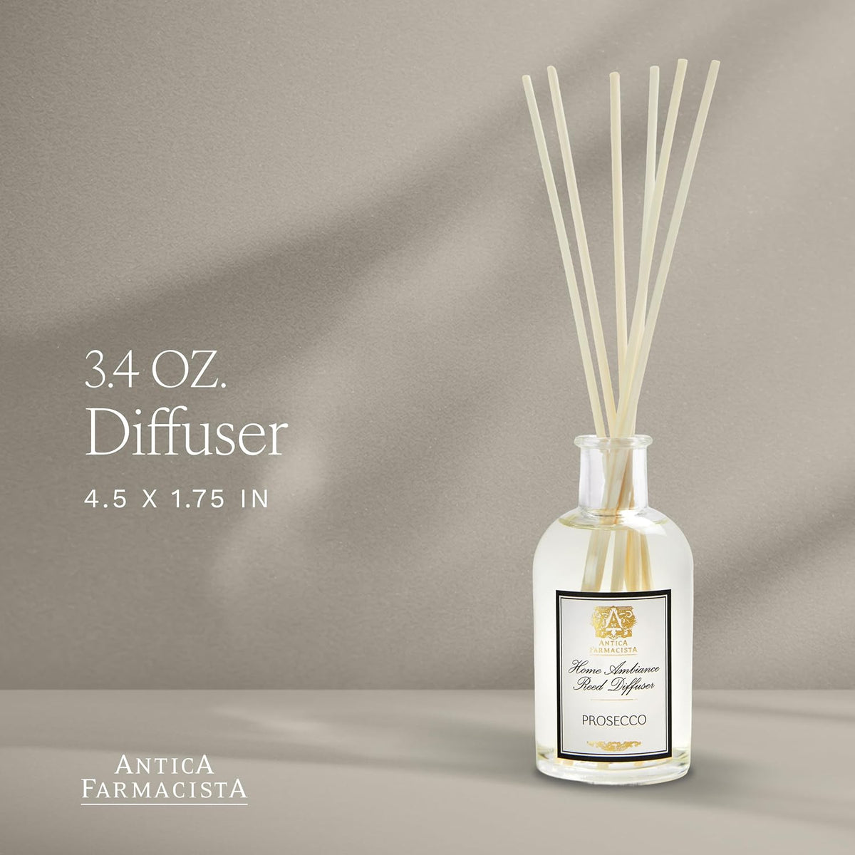 Antica Farmacista Reed Diffuser, Prosecco, 3.4 fl oz
