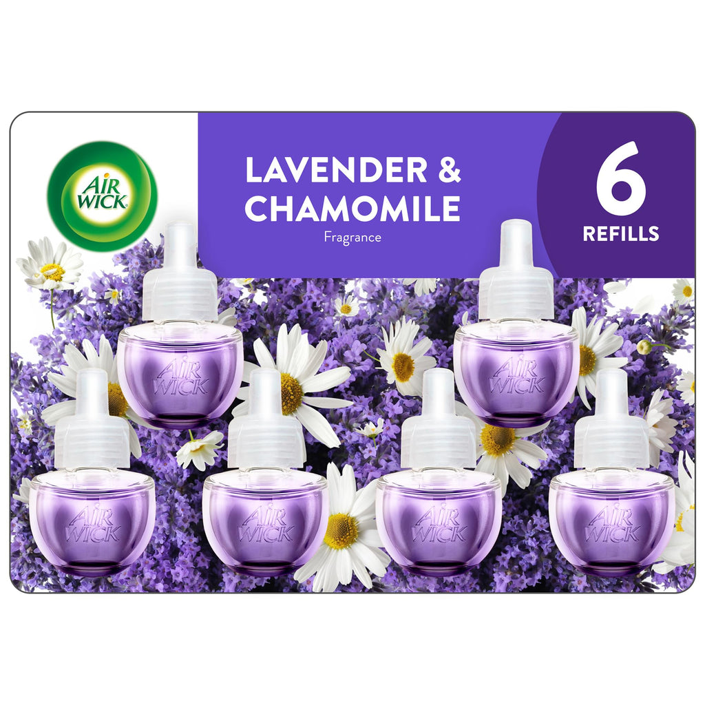 Air Wick Plug In Refills, Lavender & Chamomile, Essential Oils,10 count