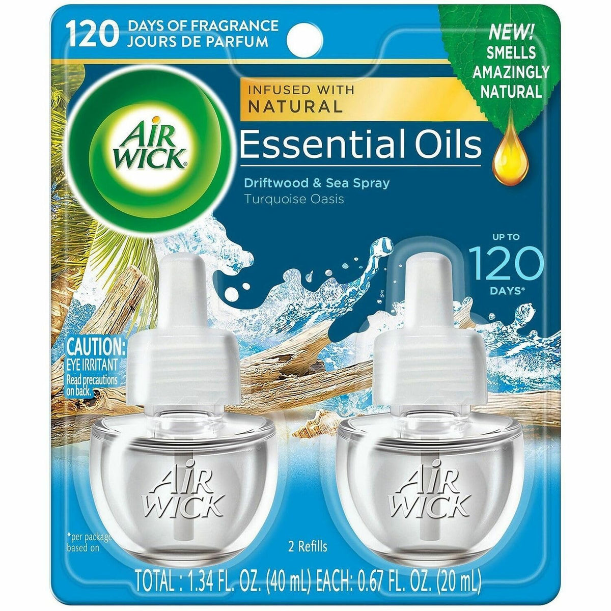 Air Wick Plug-In Scented Oil Refills, Hawaii with Essential Oils, 10 Count