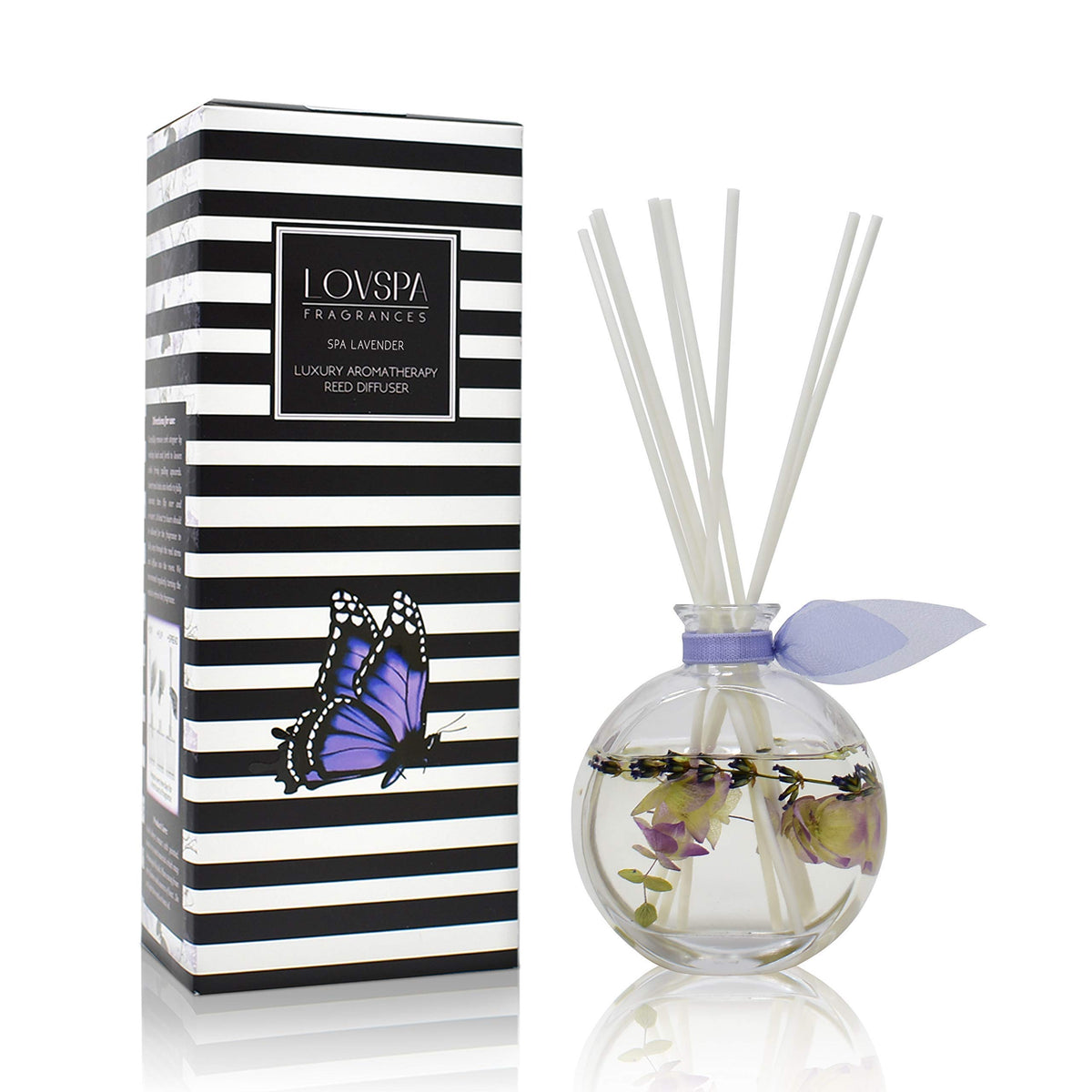 Reed Diffuser Set, Pumpkin Vanilla Chai Scented Oil Diffuser with Sticks, Home Fragrance Accessories for Bathroom Shelf Decor, Aroma Diffusers for Home or Office Fall Decor, USA Made