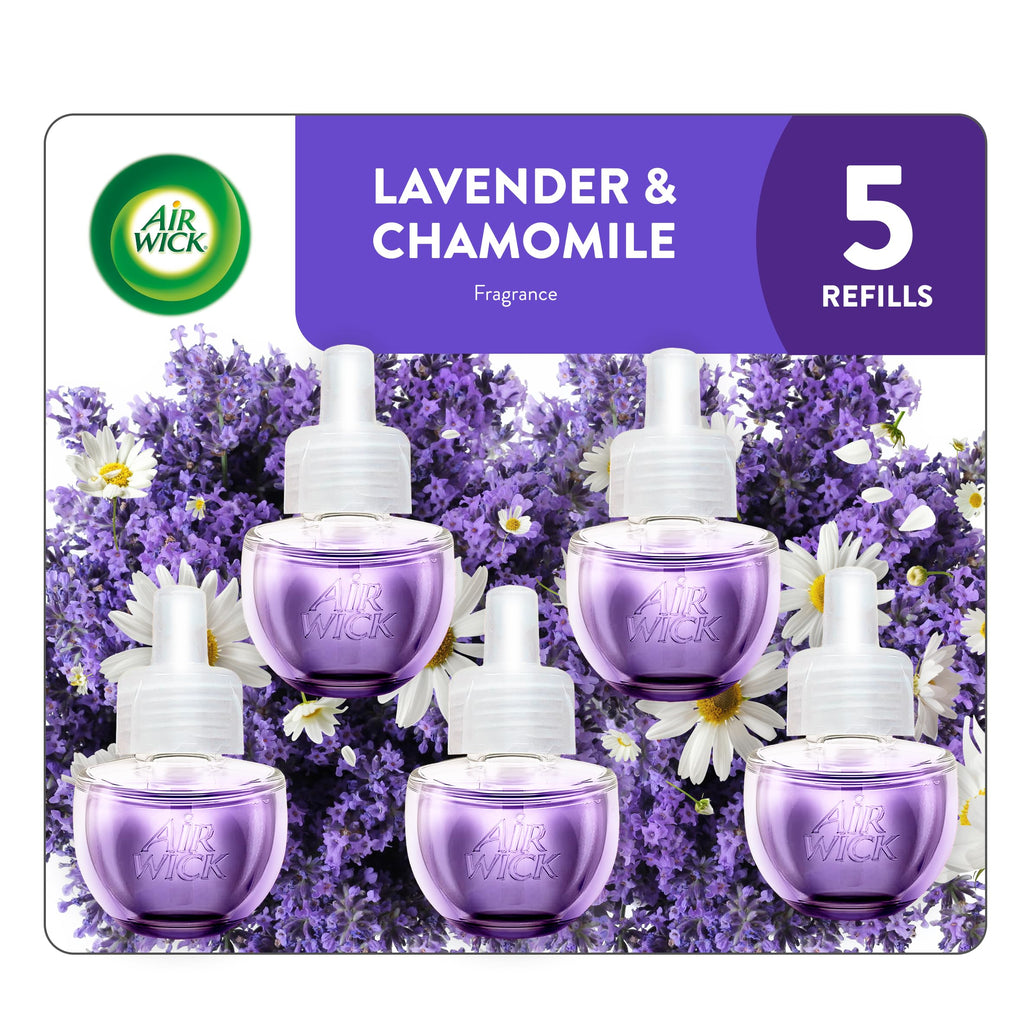 Air Wick Plug In Refills, Lavender & Chamomile, Essential Oils,10 count