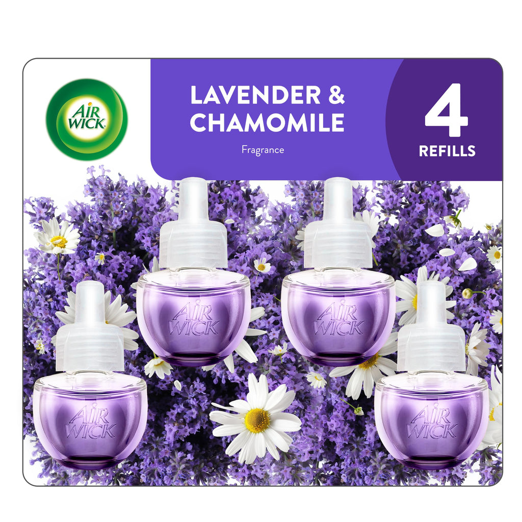 Air Wick Plug In Refills, Lavender & Chamomile, Essential Oils,10 count