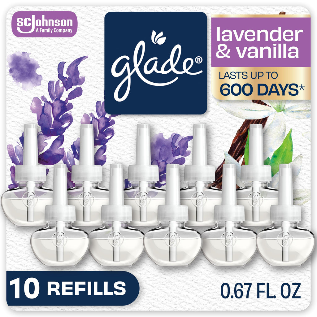 Glade PlugIns Air Freshener Refills, Cashmere Woods, 10 Count