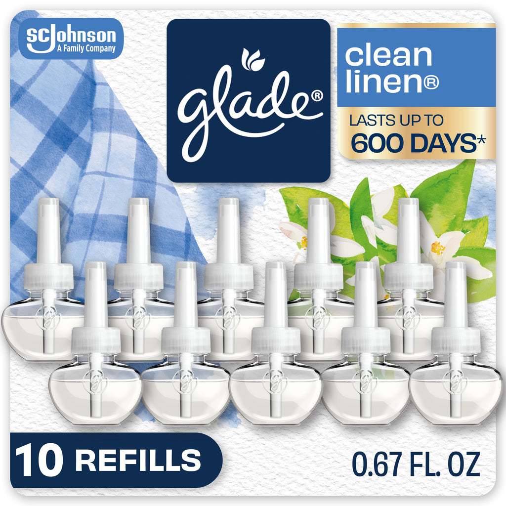 Glade PlugIns Air Freshener Refills, Cashmere Woods, 10 Count