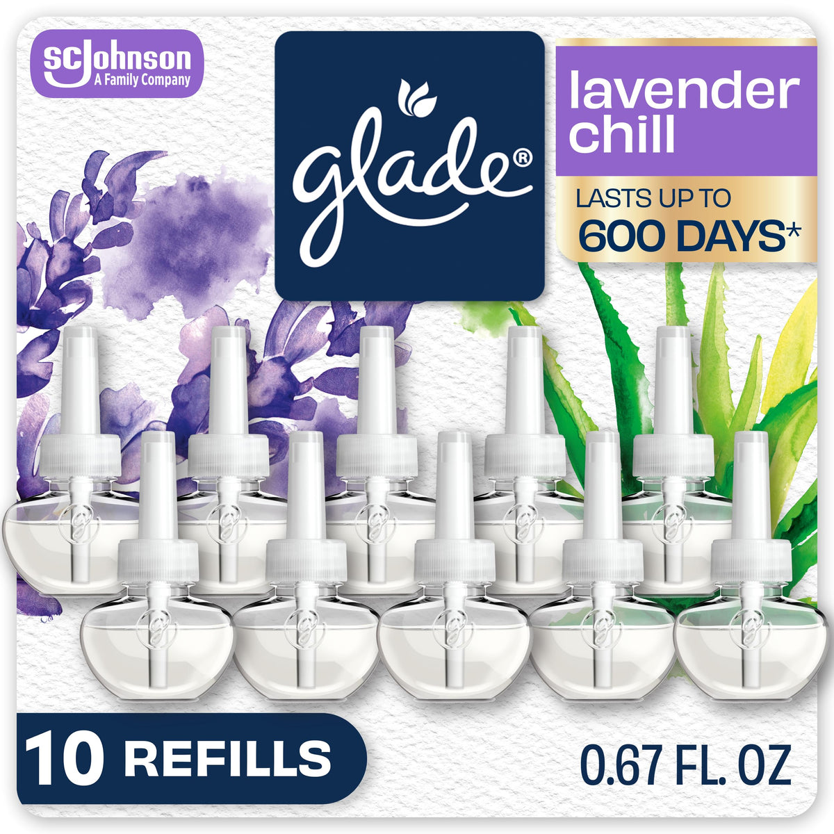 Glade PlugIns Air Freshener Refills, Cashmere Woods, 10 Count