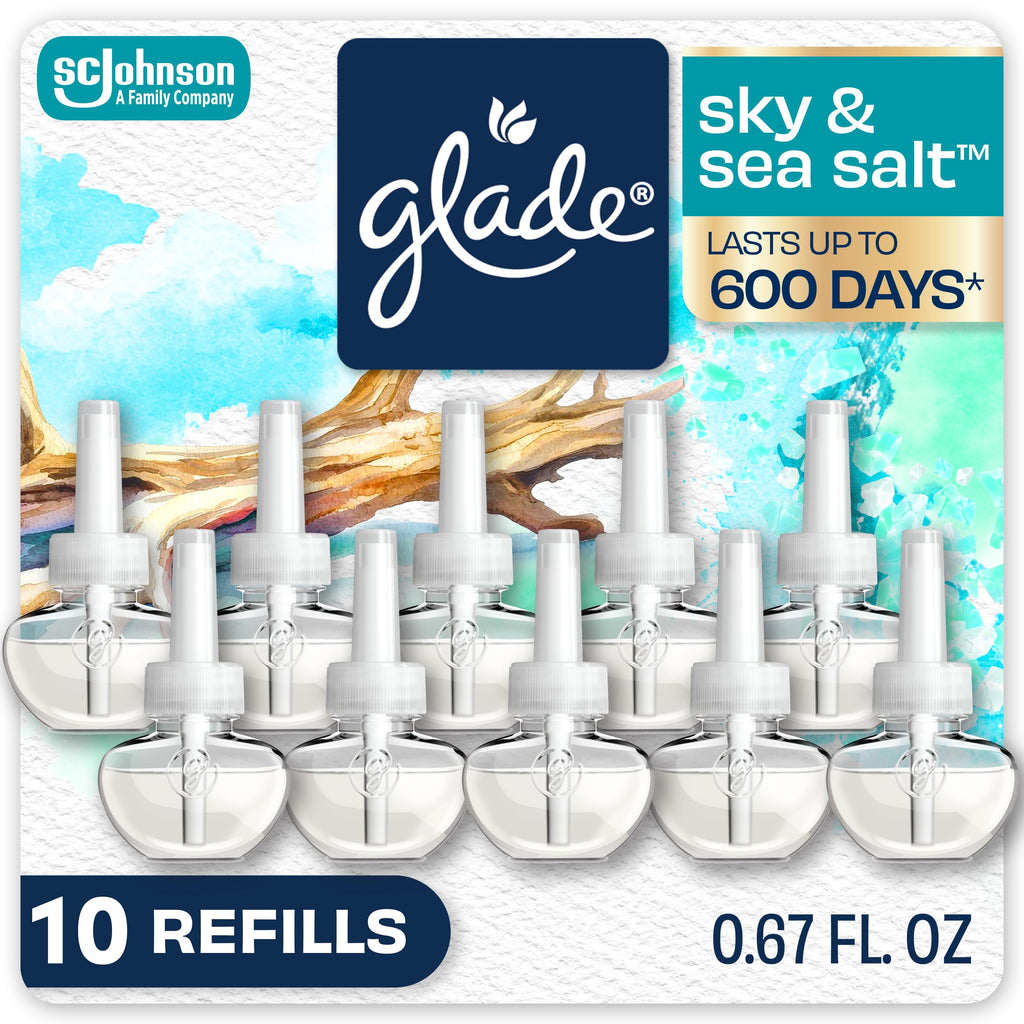 Glade PlugIns Air Freshener Refills, Cashmere Woods, 10 Count